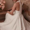 Loulou Ivory Halter Neck Midi Dress Loulou Ivory Halter Neck Midi Dress