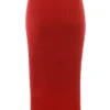 Lourdes Scarlet Cashmere Blend Maxi Skirt Lourdes Scarlet Cashmere Blend Maxi Skirt