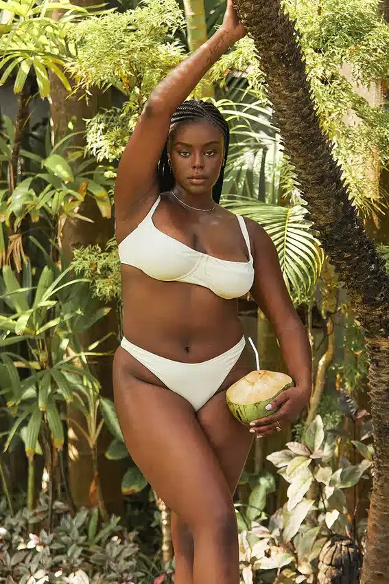 Capri Vanilla High Leg Bikini Bottom Capri Vanilla High Leg Bikini Bottom