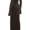 Lucena Espresso Knit Off Shoulder Dress Lucena Espresso Knit Off Shoulder Dress