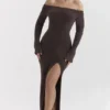 Lucena Espresso Knit Off Shoulder Dress Lucena Espresso Knit Off Shoulder Dress