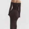 Lucena Espresso Knit Off Shoulder Dress Lucena Espresso Knit Off Shoulder Dress