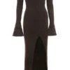 Lucena Espresso Knit Off Shoulder Dress Lucena Espresso Knit Off Shoulder Dress