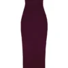 Lucia Grape Strapless Corset Maxi Dress Lucia Grape Strapless Corset Maxi Dress