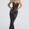 Lucienne Black Lace Maxi Dress – Limited Edition