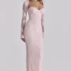 Lucienne Pink Lace Maxi Dress Lucienne Pink Lace Maxi Dress