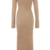 Lucille Camel Fuzzy Maxi Dress Lucille Camel Fuzzy Maxi Dress