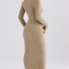 Lucille Camel Fuzzy Maxi Dress Lucille Camel Fuzzy Maxi Dress