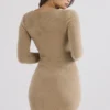Lucille Camel Fuzzy Maxi Dress Lucille Camel Fuzzy Maxi Dress