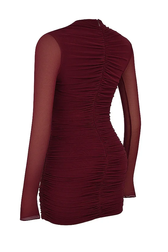 Lucinda Mulberry Cutout Mini Dress Lucinda Mulberry Cutout Mini Dress