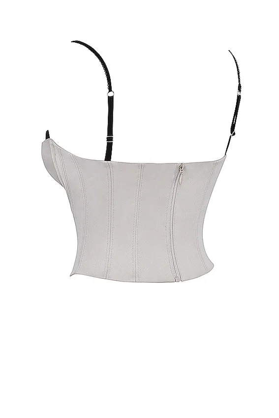 Luette Beige Satin Underwired Corset Luette Beige Satin Underwired Corset