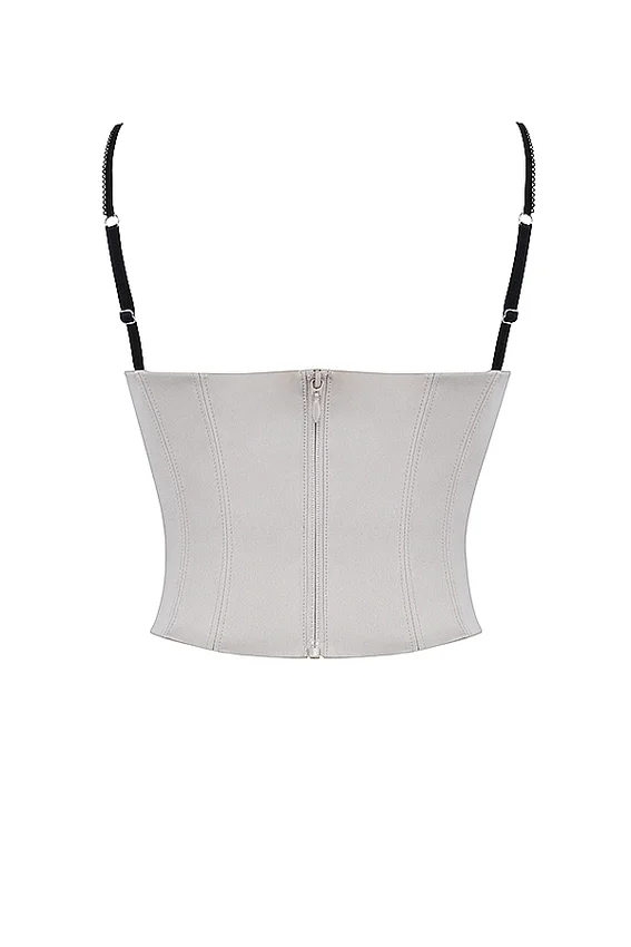 Luette Beige Satin Underwired Corset Luette Beige Satin Underwired Corset