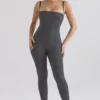 Luisa Charcoal Loungewear Jumpsuit Luisa Charcoal Loungewear Jumpsuit