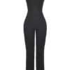 Luisa Charcoal Loungewear Jumpsuit Luisa Charcoal Loungewear Jumpsuit