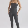 Luisa Charcoal Loungewear Jumpsuit Luisa Charcoal Loungewear Jumpsuit