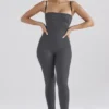 Luisa Charcoal Loungewear Jumpsuit Luisa Charcoal Loungewear Jumpsuit