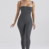 Luisa Charcoal Loungewear Jumpsuit Luisa Charcoal Loungewear Jumpsuit
