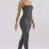 Luisa Charcoal Loungewear Jumpsuit Luisa Charcoal Loungewear Jumpsuit