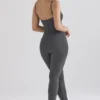 Luisa Charcoal Loungewear Jumpsuit Luisa Charcoal Loungewear Jumpsuit