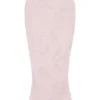 Luisette Pink Metallic Floral Satin Midi Skirt Luisette Pink Metallic Floral Satin Midi Skirt