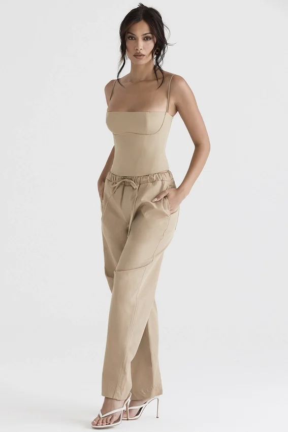 Luna Camel Cargo Trousers Luna Camel Cargo Trousers