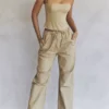 Luna Camel Cargo Trousers Luna Camel Cargo Trousers