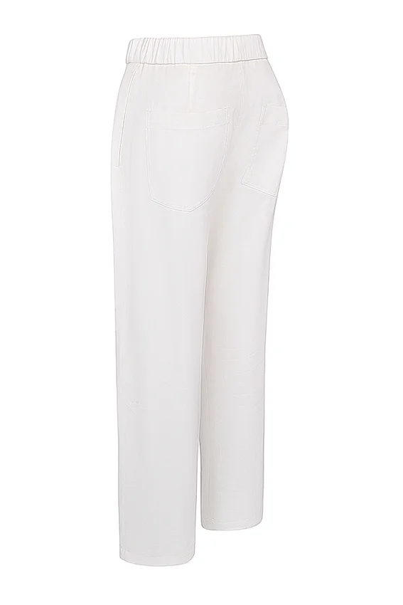 Luna White Cargo Trousers Luna White Cargo Trousers