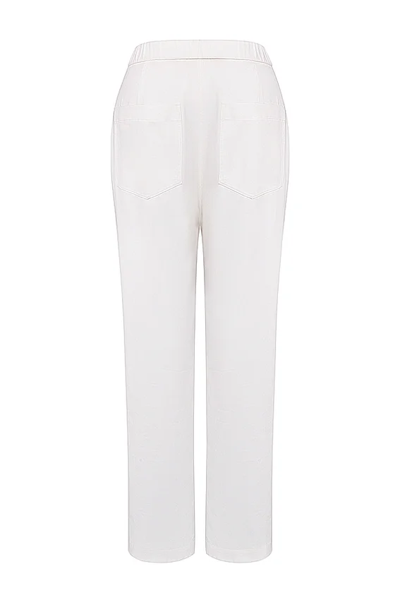 Luna White Cargo Trousers Luna White Cargo Trousers