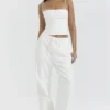 Luna White Cargo Trousers Luna White Cargo Trousers