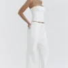 Luna White Cargo Trousers Luna White Cargo Trousers