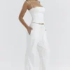 Luna White Cargo Trousers Luna White Cargo Trousers
