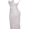 Madeleine Violet Ice Vinyl Midi Dress Madeleine Violet Ice Vinyl Midi Dress