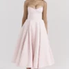 Mademoiselle Ballerina Pink Midi Dress Mademoiselle Ballerina Pink Midi Dress