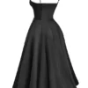 Mademoiselle Black Tulle Midi Dress Mademoiselle Black Tulle Midi Dress