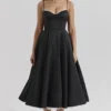Mademoiselle Black Tulle Midi Dress Mademoiselle Black Tulle Midi Dress