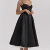 Mademoiselle Black Tulle Midi Dress Mademoiselle Black Tulle Midi Dress