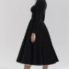 Mademoiselle Black Velvet Tulle Midi Dress + Bolero Mademoiselle Black Velvet Tulle Midi Dress + Bolero