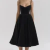 Mademoiselle Black Velvet Tulle Midi Dress + Bolero Mademoiselle Black Velvet Tulle Midi Dress + Bolero