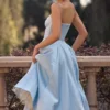 Mademoiselle Cinderella Blue Tulle Midi Dress Mademoiselle Cinderella Blue Tulle Midi Dress