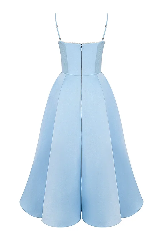 Mademoiselle Cinderella Blue Tulle Midi Dress Mademoiselle Cinderella Blue Tulle Midi Dress