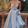 Mademoiselle Cinderella Blue Tulle Midi Dress Mademoiselle Cinderella Blue Tulle Midi Dress