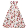Mademoiselle Italian Rose Print Tulle Midi Dress Mademoiselle Italian Rose Print Tulle Midi Dress