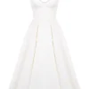 Mademoiselle White Tulle Midi Dress Mademoiselle White Tulle Midi Dress