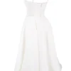 Mademoiselle White Tulle Midi Dress Mademoiselle White Tulle Midi Dress