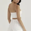 Mae White Broderie Anglaise Shorts Mae White Broderie Anglaise Shorts