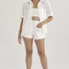 Carrie White Broderie Anglaise Shirt