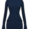 Mahalia Navy Mini Dress Mahalia Navy Mini Dress