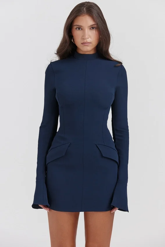 Mahalia Navy Mini Dress Mahalia Navy Mini Dress