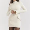 Mahalia Vintage Cream Mini Dress