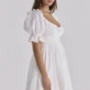 Maisie White Broderie Anglaise Regency Babydoll Mini Dress Maisie White Broderie Anglaise Regency Babydoll Mini Dress
